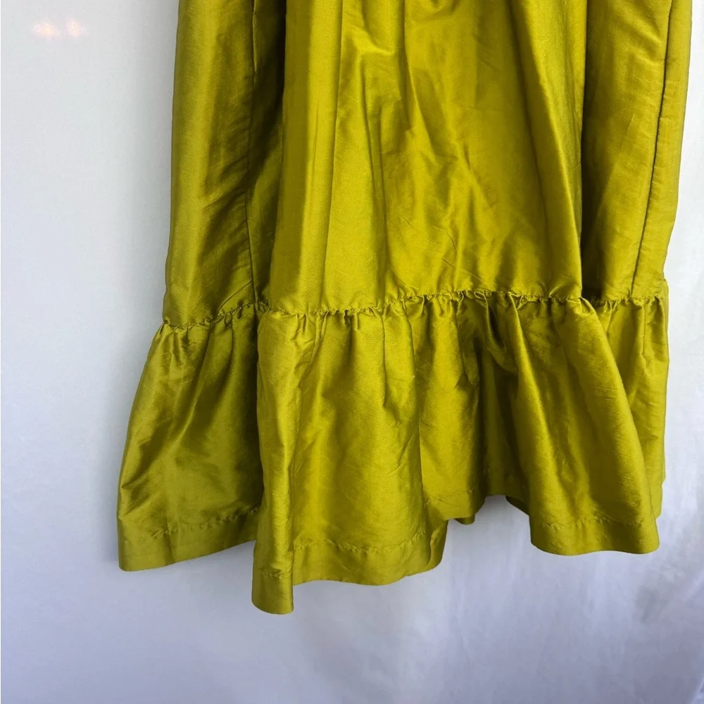Druv Khapoor. chartreuse dress. - Picture 5 of 6